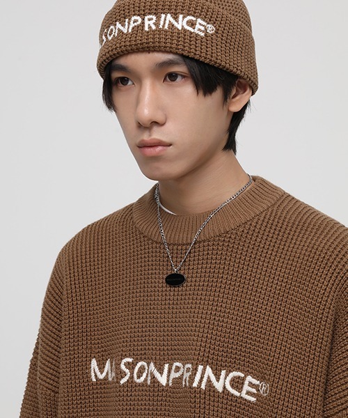 ★お求めやすく価格改定★ MASONPRINCE oversized color 「MASONPRINCE」5 メンズ ニット トップス