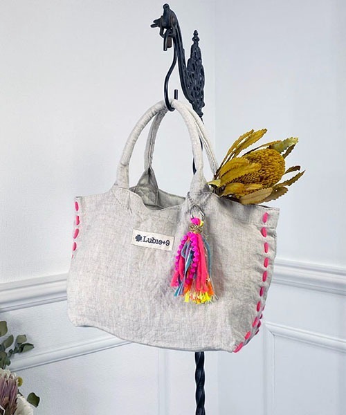 トートバッグ Lubie+9 麻MINI トートバッグ レディース | THE MILES | 22