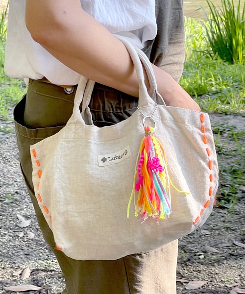 トートバッグ Lubie+9 麻MINI トートバッグ レディース | THE MILES | 09