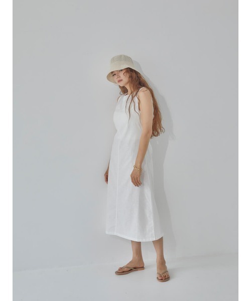 コットン ワンピース back gather tie dress ZOZOTOWN PayPayモール店 - 通販 - PayPayモール になってい