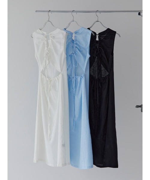 コットン ワンピース back gather tie dress ZOZOTOWN PayPayモール店 - 通販 - PayPayモール になってい