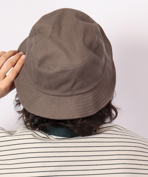 【305】ルメール バケットハット グレー メンズ レディース 帽子 美品 14+ 帽子 ハット チャーム付きバケットハット レディース メンズ