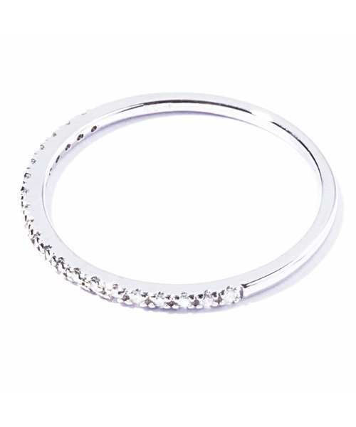 指輪 リング 「les bon bon」diamond half etanity ring　WG BOB203W レディースの画像