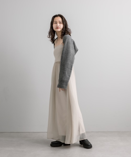 カーディガン マルチWAYニットボレロ レディース | mystic | 02