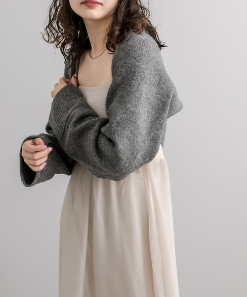 カーディガン マルチWAYニットボレロ レディース | mystic | 05
