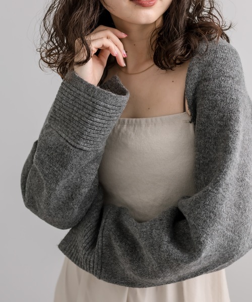 カーディガン マルチWAYニットボレロ レディース | mystic | 07