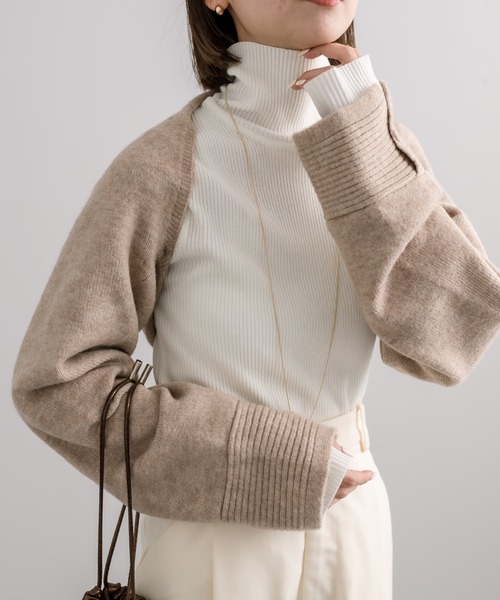 カーディガン マルチWAYニットボレロ レディース | mystic | 11