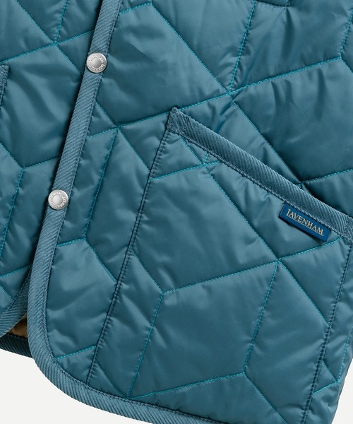 LAVENHAM（ラベンハム） ベスト ジレ LAVENSTER CUBE QUILT MICKFIELD