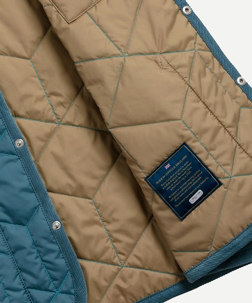 LAVENHAM（ラベンハム） ベスト ジレ LAVENSTER CUBE QUILT MICKFIELD