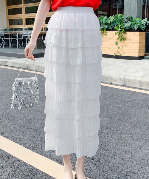 ティアードフリルスカート サイズ2 Dewlily スカート ティアードフリル