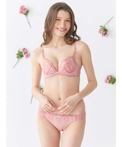 チュチュアンナ　ふっくら育乳ブラ　上下セットF65 補正ショーツM ももじりっち 楽天市場】[運命のブラ]好評につきWEB限定復活！ふっくらバスト