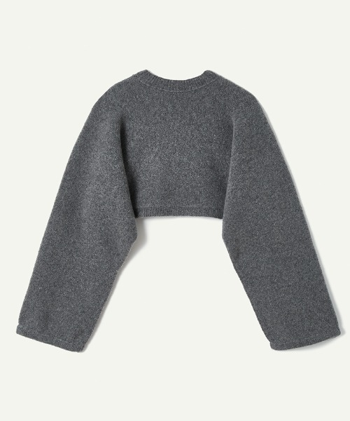 LEINWANDE ラインヴァンド♡肉厚 ローゲージニット ウール バルーン型 LEINWANDE ラインヴァンド♡肉厚 ローゲージニット ウール混 バルーン