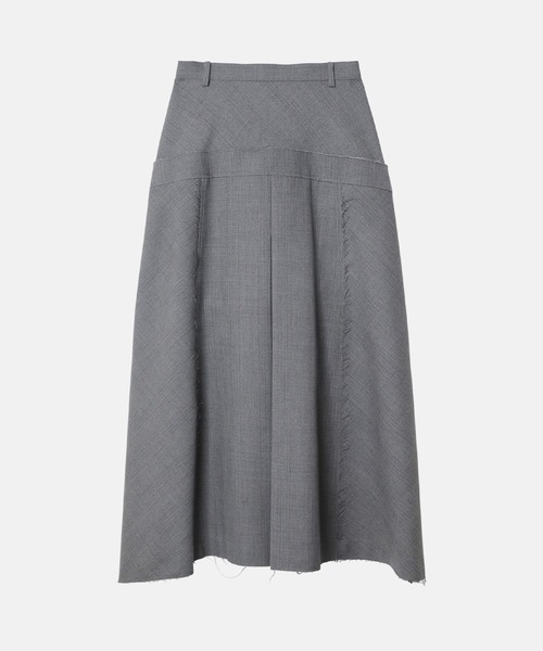IRENE スカート シャドウプレイドスカート / Shadow Plaid Skirt 