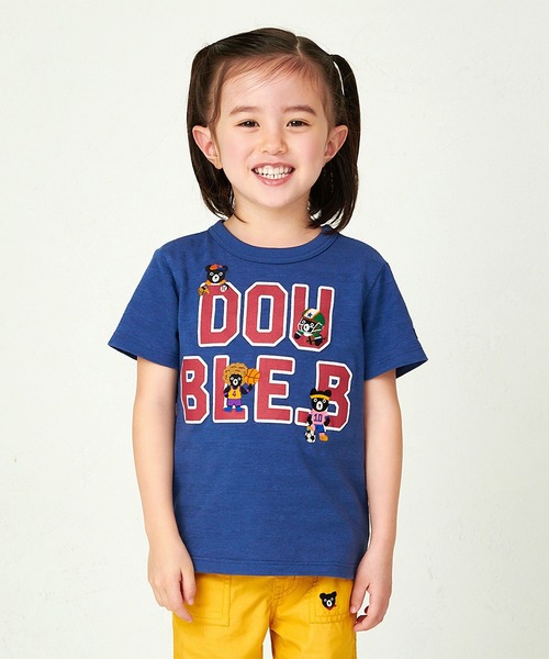 tシャツ 刺繍＆プリント　半袖Ｔシャツ キッズ 子供服 男の子 女の子