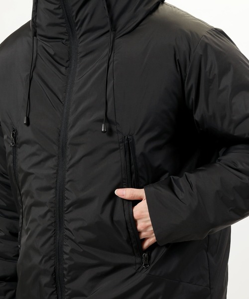 6438【美品】TFW49 ジップアップジャケット　ブルゾン　ブラック 中綿入り 6438【美品】TFW49 ジップアップジャケット ブルゾン ブラック 中綿入り