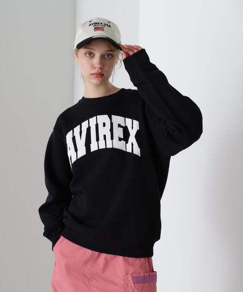 AVIREX トレーナー スウェット 「DAILY/デイリー」CREW NECK L/S