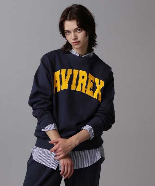 AVIREX アビレックス デイリー クルー スウェット トレーナー AVIREX (アビレックス) アヴィレックス デイリーシリーズ クルー