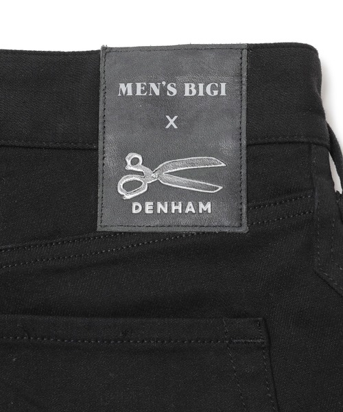 ジーンズ 「DENHAM（デンハム）」ブラックデニムSKIN メンズの画像