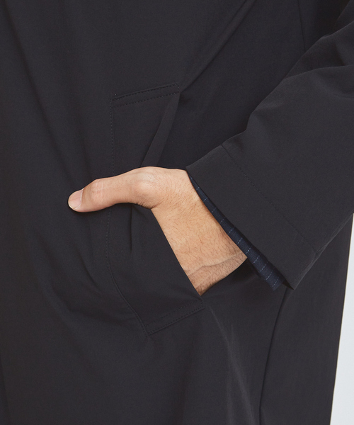 ABAHOUSE GRAY ステンカラーコート コート 「機能素材SORONA使用