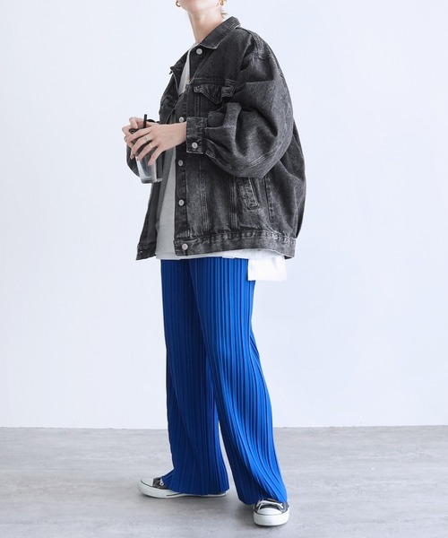 reca（レカ） デニムジャケット gジャン オーバーサイズデニム