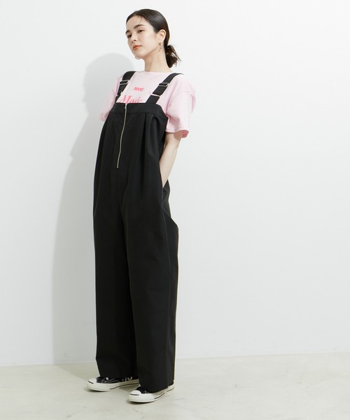 LE CERCLE par rope' サロペット オーバーオール チノサロペット