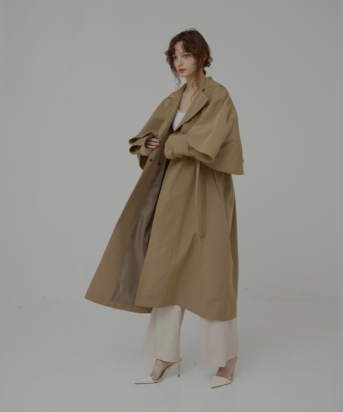 MIELI INVARIANT トレンチコート コート Babbling Flare Trench Coat 