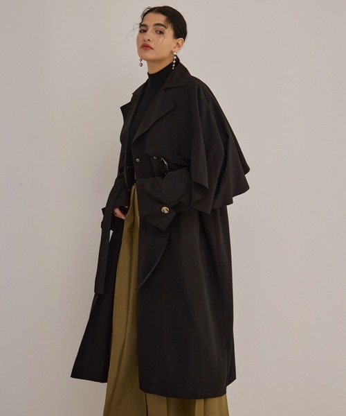 MIELI INVARIANT トレンチコート コート Babbling Flare Trench Coat 