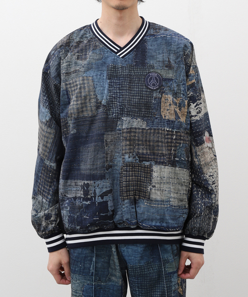 【極美品】パリ・サンジェルマン PLJ BORO PRINTED PIATE Ｍ tシャツ 「Paris Saint-Germain / パリ・サン＝ジェルマン」 PLJ BORO