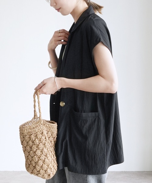 reca ベスト ジレ テーラーカラーベスト レディース : ZOZOTOWN