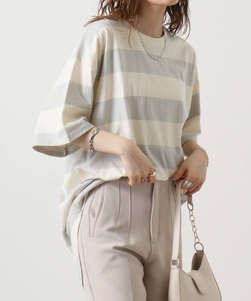 FUNALIVE tシャツ ボーダーTシャツ メンズ レディース