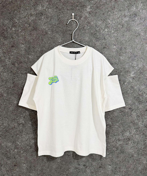【即購入OK】希少  Jeans ホワイト Tシャツ 半袖 ゆるだぼオーバーサイズTシャツ（七分袖〜五分袖）・TOKYO