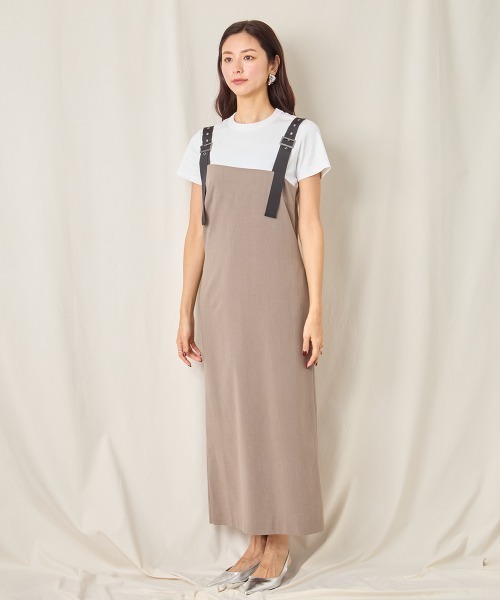 ciel ワンピース CIEL'AIR ワンピース ASYMMETRIC BELT DRESS : ZOZOTOWN Yahoo