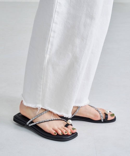 【SALE】フラットサンダル a.v.v｜ふわふわフラットサンダル | Rakuten Fashion(楽天