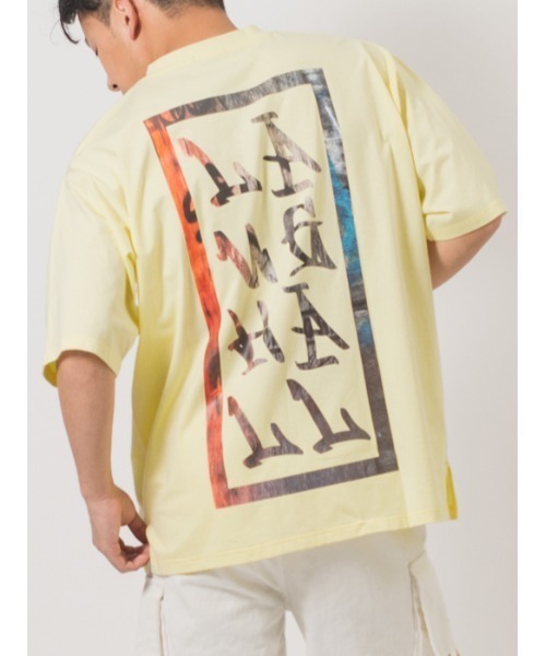 rｅビッグTシャツ ビッグシルエット鹿の子Tシャツ メンズ(M ホワイト): トップス｜Right