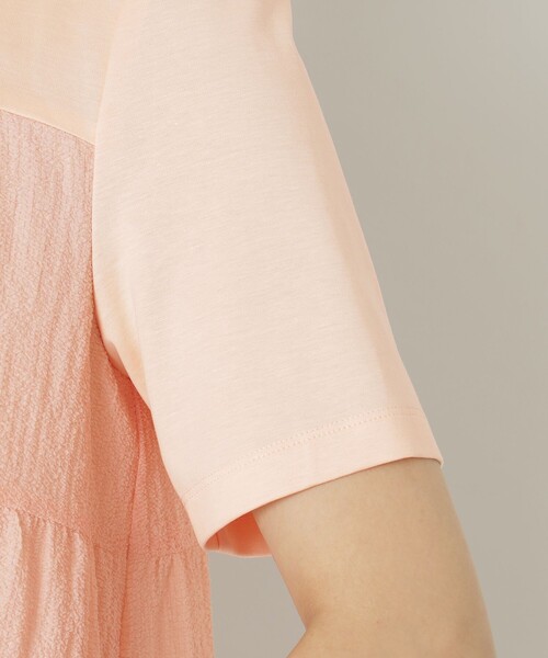 TO BE CHIC ブラウス シャツ バンピーリップストップコンビ