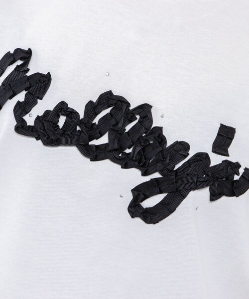 NOLLEY'S ブラック Tシャツ サイズ38 NOLLEY'S tシャツ Tシャツ ノーリーズ刺繍Tシャツ レディース