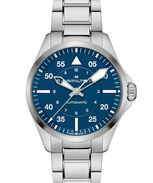HAMILTON 38mm カーキ パイロット 自動巻 腕時計 ハミルトン ランド・ホー／カーキパイロットオート38ミリ H64425585