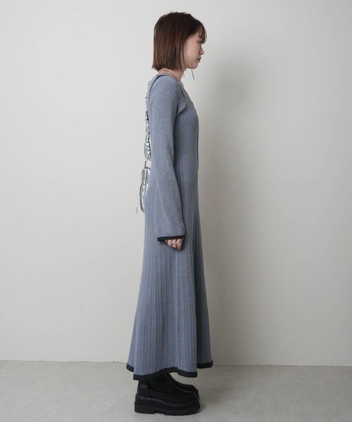 LADYMADE（レディメイド） ワンピース フロントジップレイヤードニット