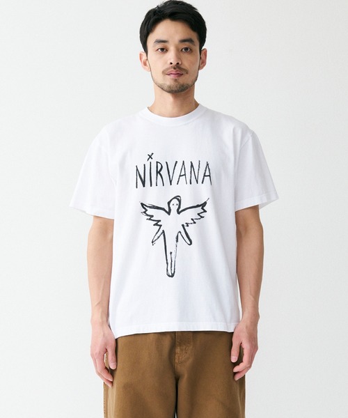 NIRVANA IN UTERO S/S TEE Mサイズ Amazon.com: Nirvana in Utero Men's White Short Sleeve T
