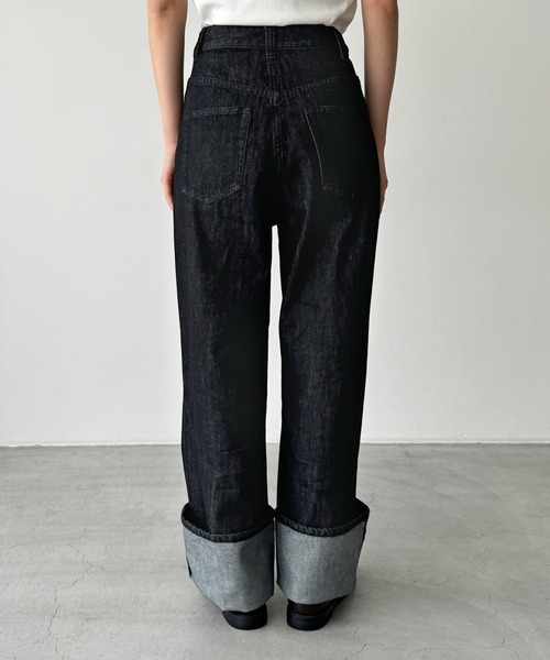 ※1週間限定※新品未使用※CANAL JEAN デニムパンツ CANAL JEAN マルチサイズ ジーンズ デニム デニムパンツ ロール