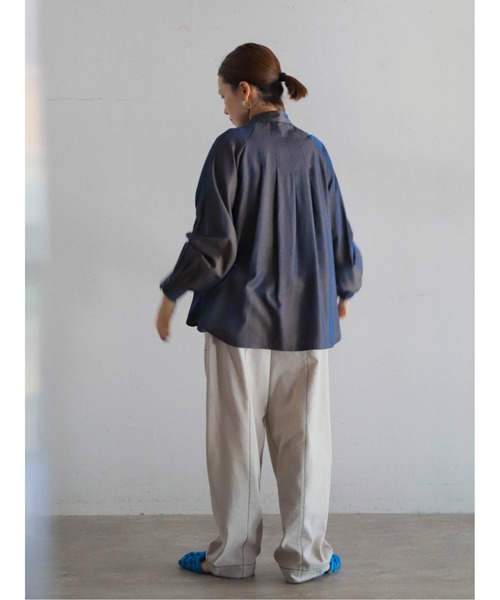 FIL DE FER（フィルデフェール） ブラウス シャツ レーヨンポリ