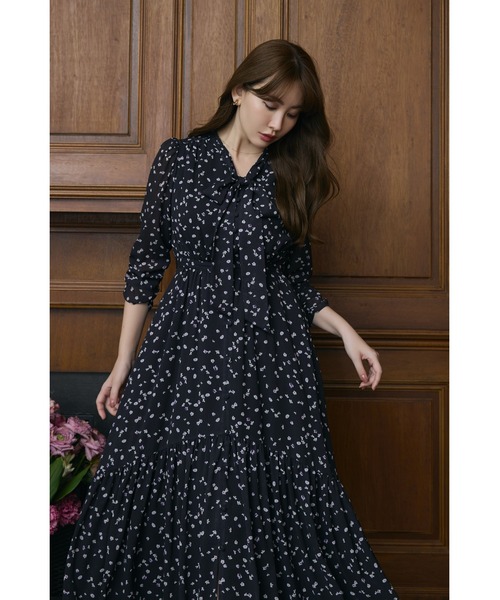 Her lip to 「Her to」 7分袖ワンピース S ブラック レディース  