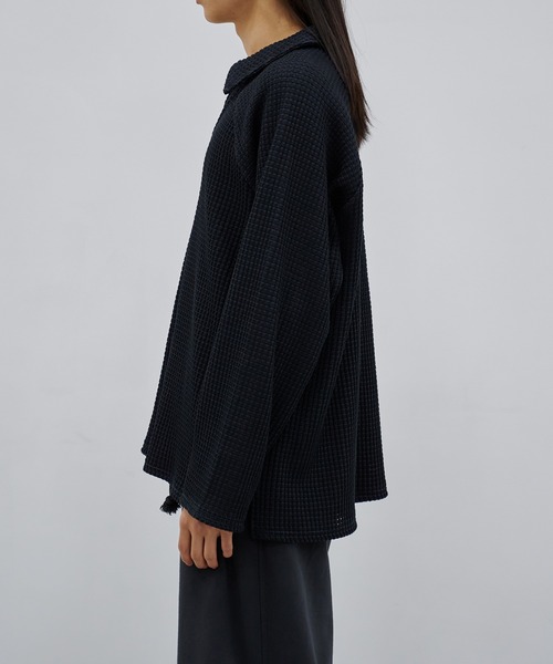 ポロシャツ 別注 Big Waffle V-Neck Shirt メンズ | MATSUFUJI | 03