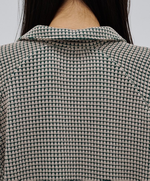 ポロシャツ 別注 Big Waffle V-Neck Shirt メンズ | MATSUFUJI | 15