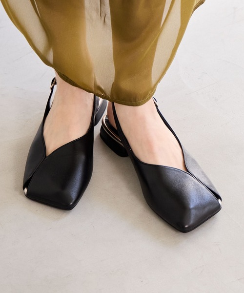HIMIKO パンプス 「Made in Japan」「HIMIKO」ワイドスクエア