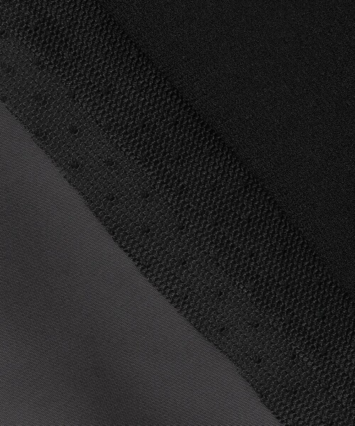 ドレス 「APPLAUDIR」クリアジョーゼット ドットチュールコンビ ドレスの画像