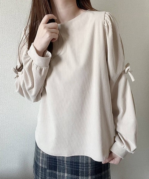 tシャツ コーデュロイリボントップス レディース | Nana（ファッション） | 03