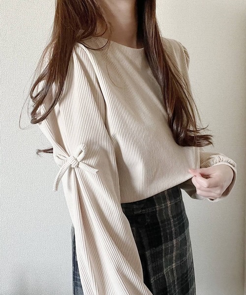 tシャツ コーデュロイリボントップス レディース | Nana（ファッション） | 07