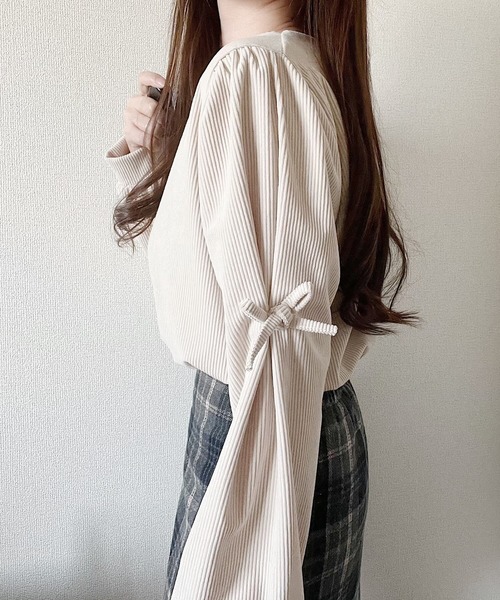 tシャツ コーデュロイリボントップス レディース | Nana（ファッション） | 09