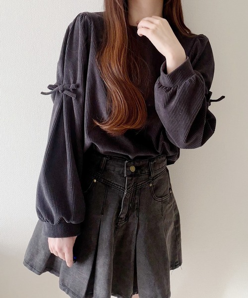 tシャツ コーデュロイリボントップス レディース | Nana（ファッション） | 10